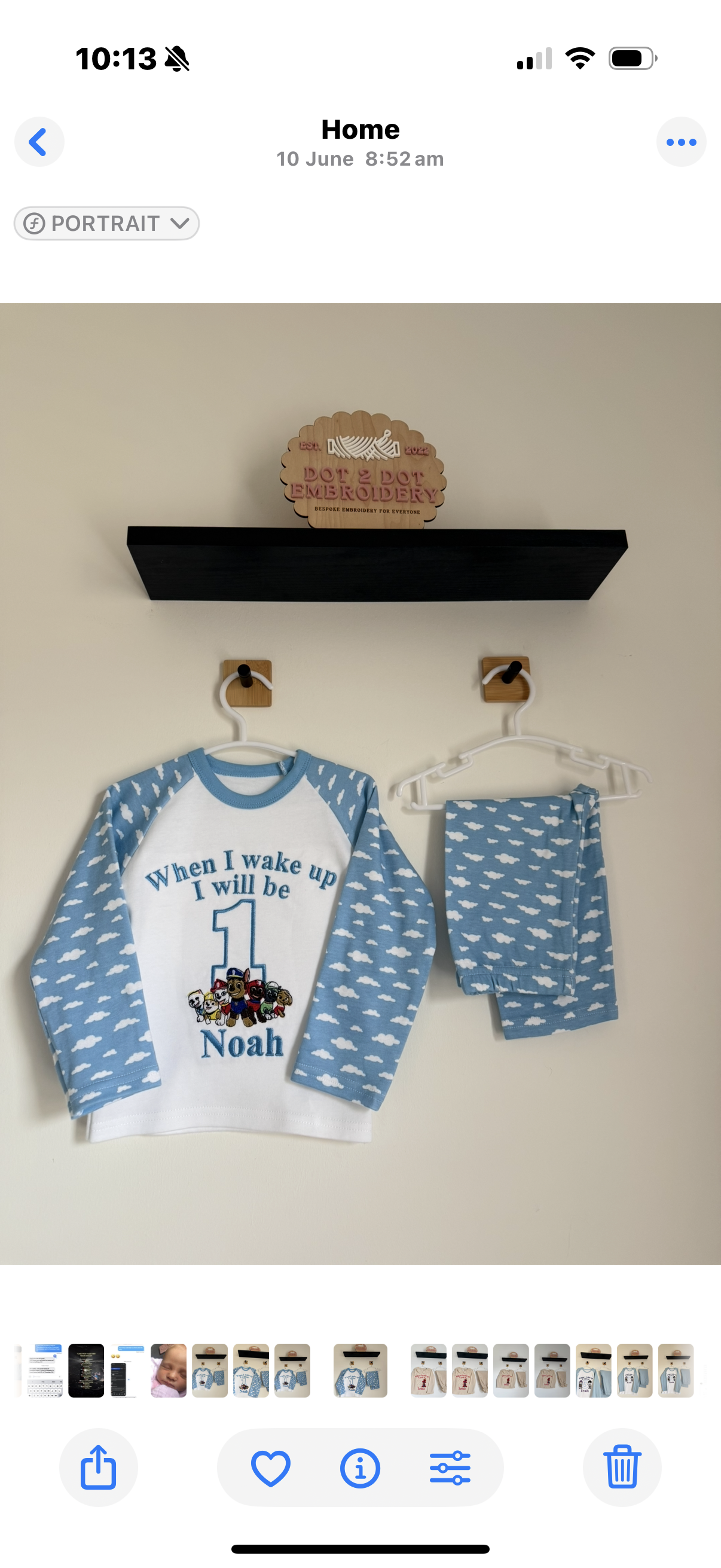 Double / Large Character Theme Birthday Eve Pyjamas