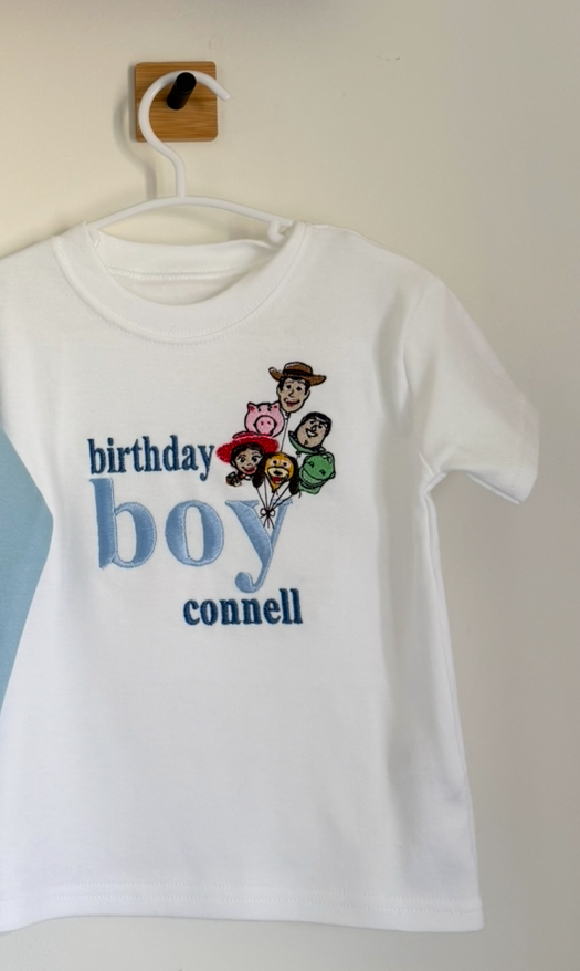 Single Character Design Birthday Tshirt