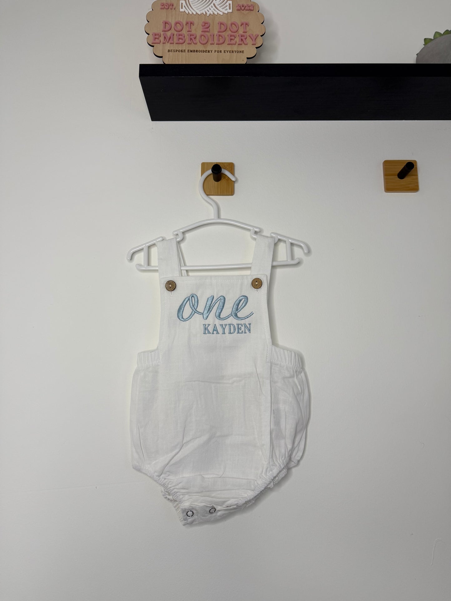 Dungaree Birthday Romper