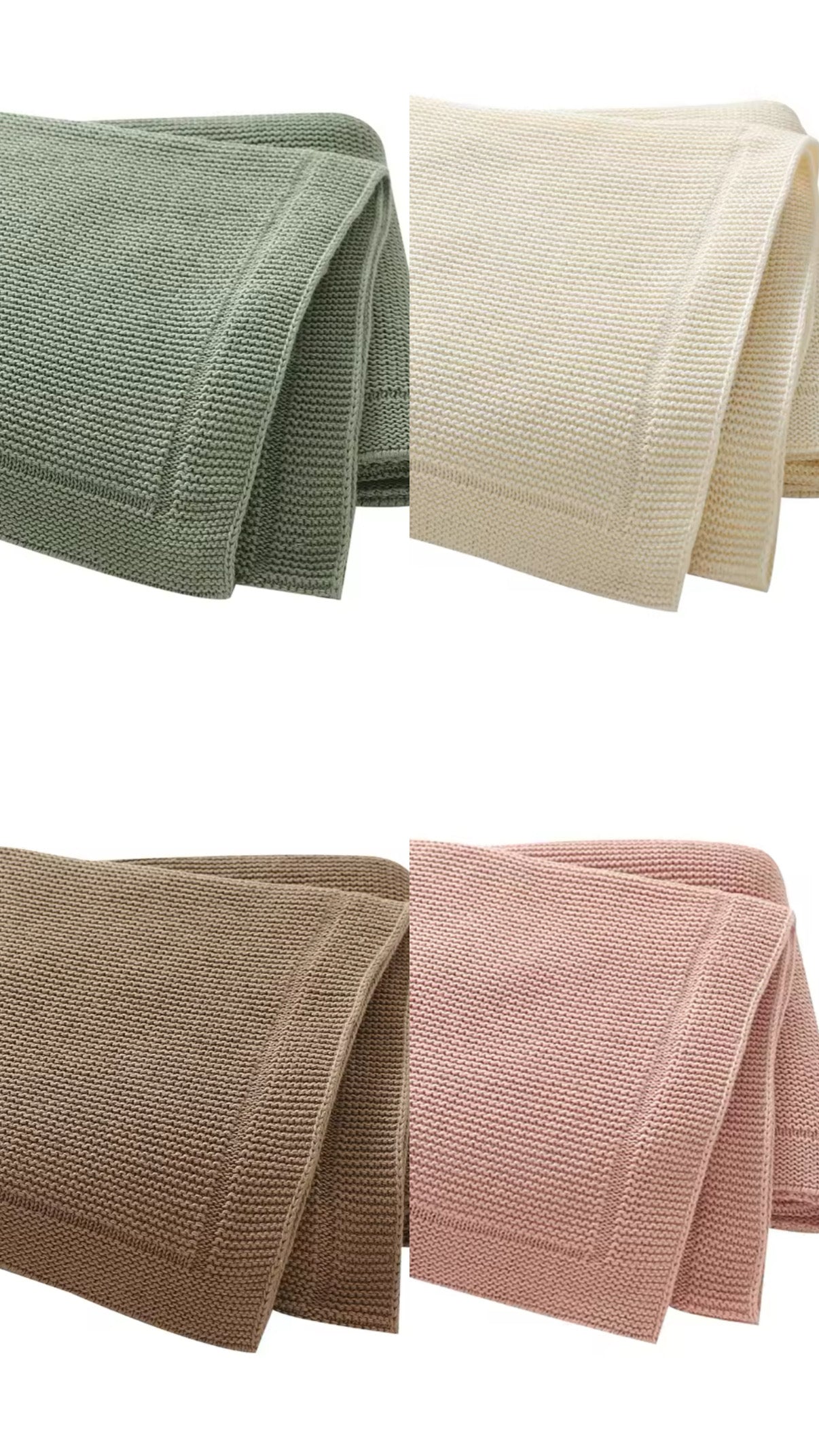 Knitted Blanket with Name