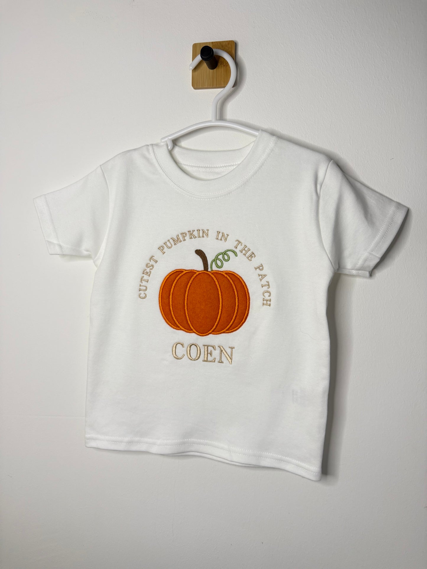 Halloween Cutest Pumpkin Appliqué Pumpkin