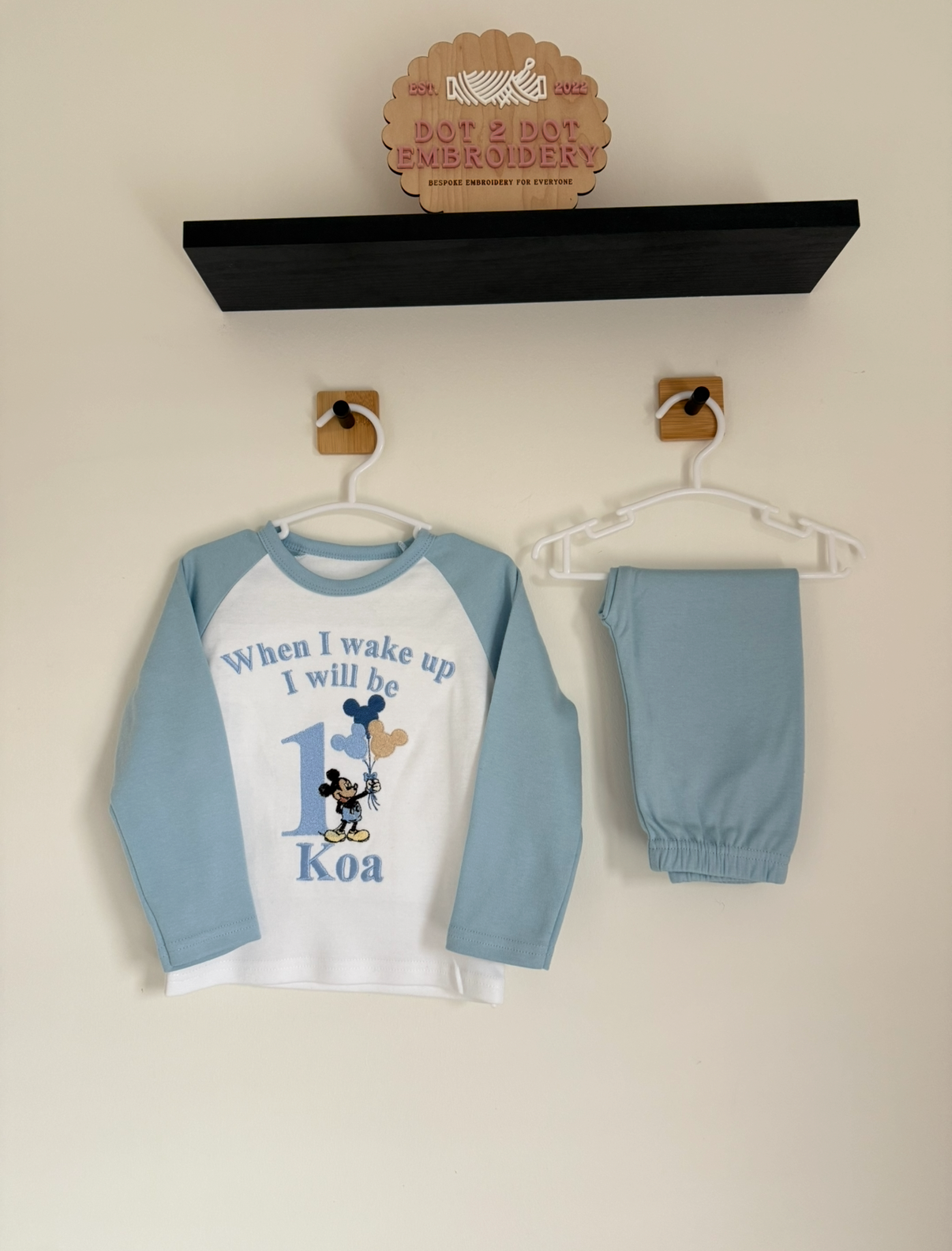 Single Character Theme Birthday Eve Pyjamas