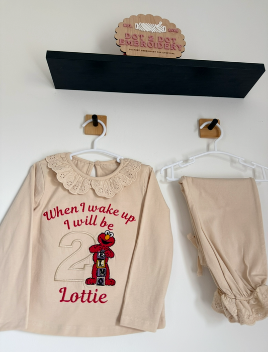 Single Character Theme Birthday Eve Pyjamas