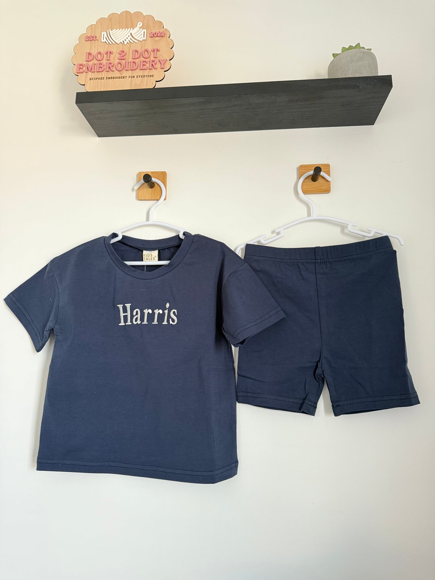 Kids Tshirt & Cycling Short Set