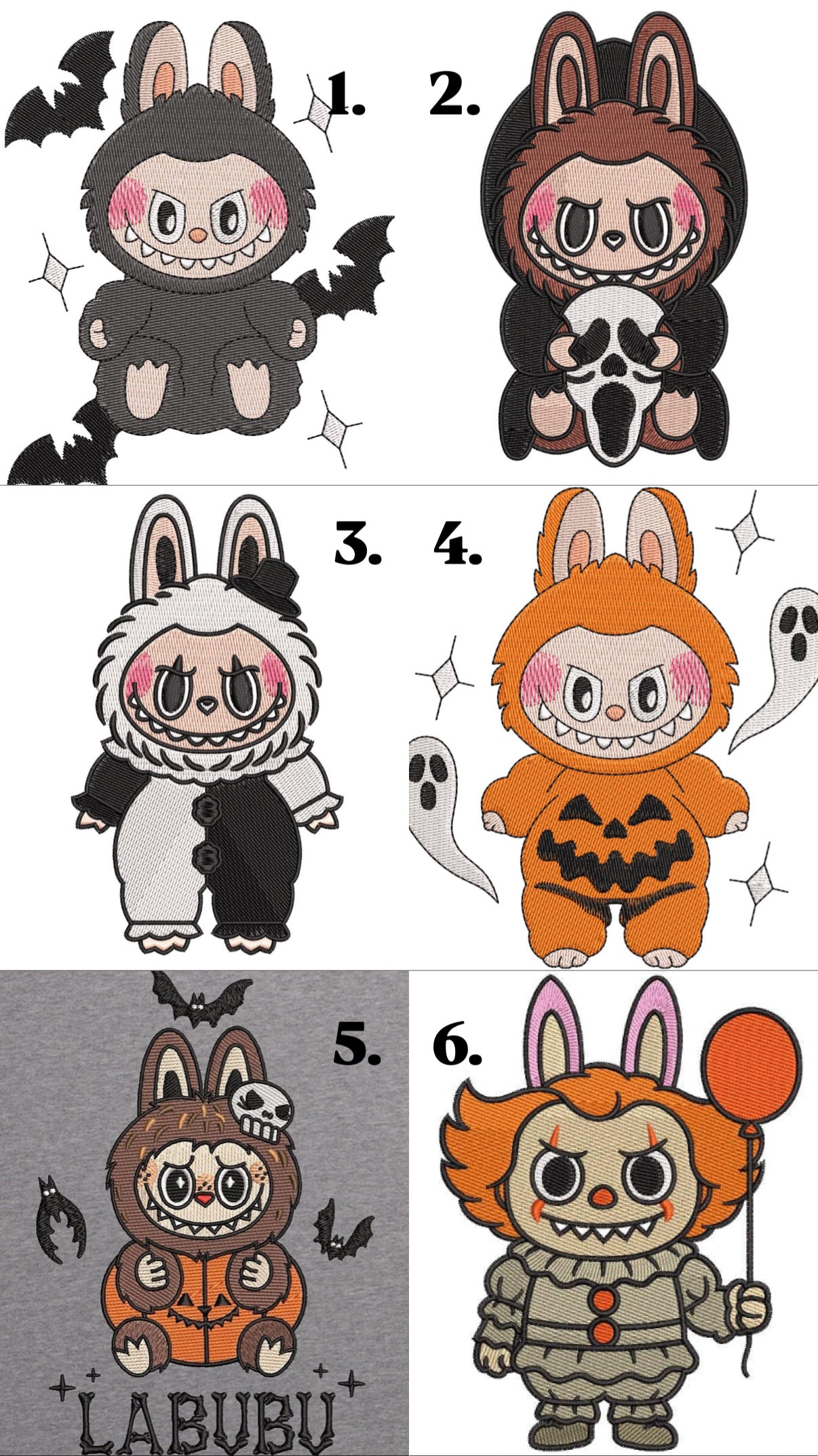 Halloween Kids Labubu