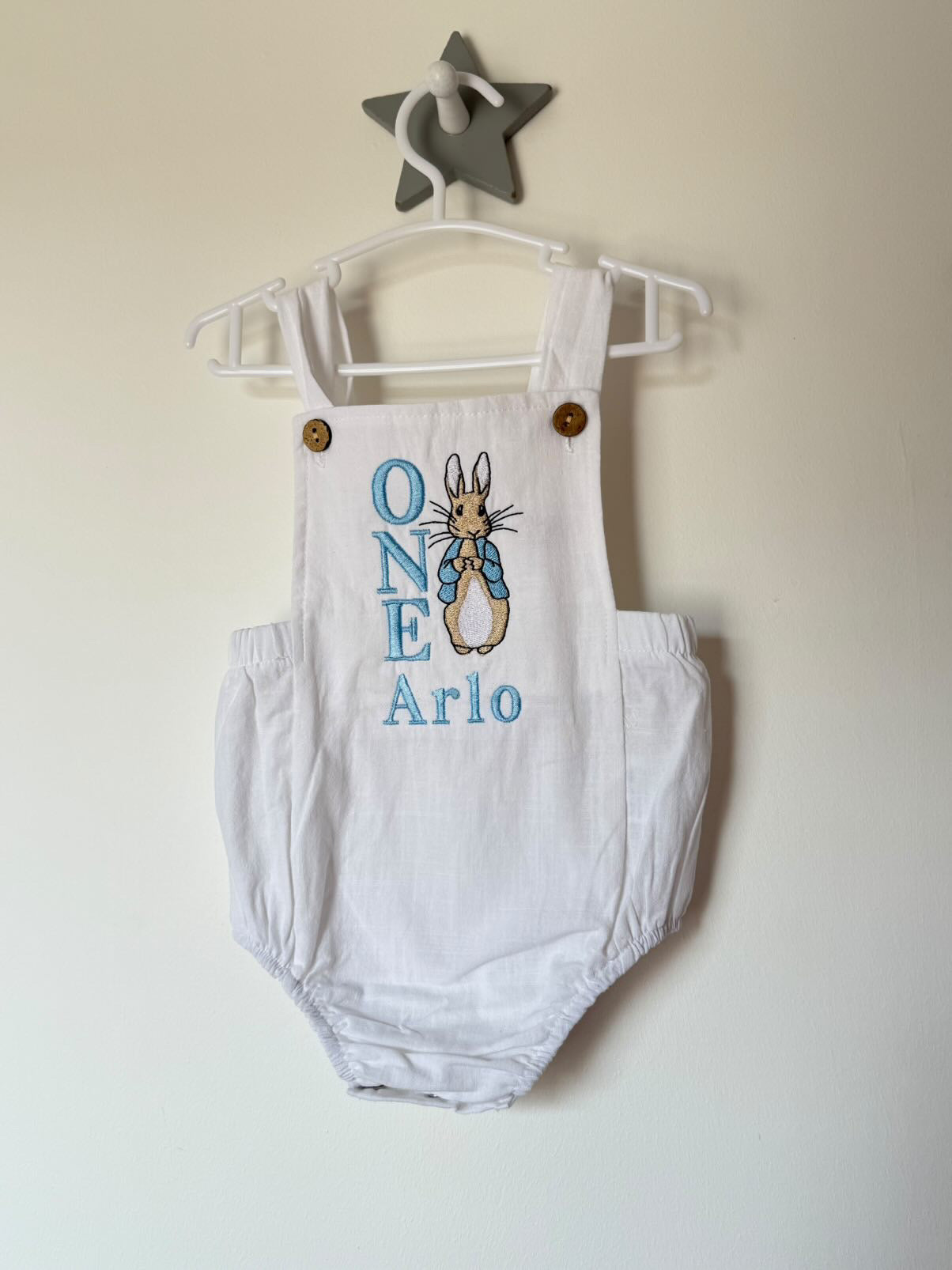 Dungaree Birthday Charater Romper