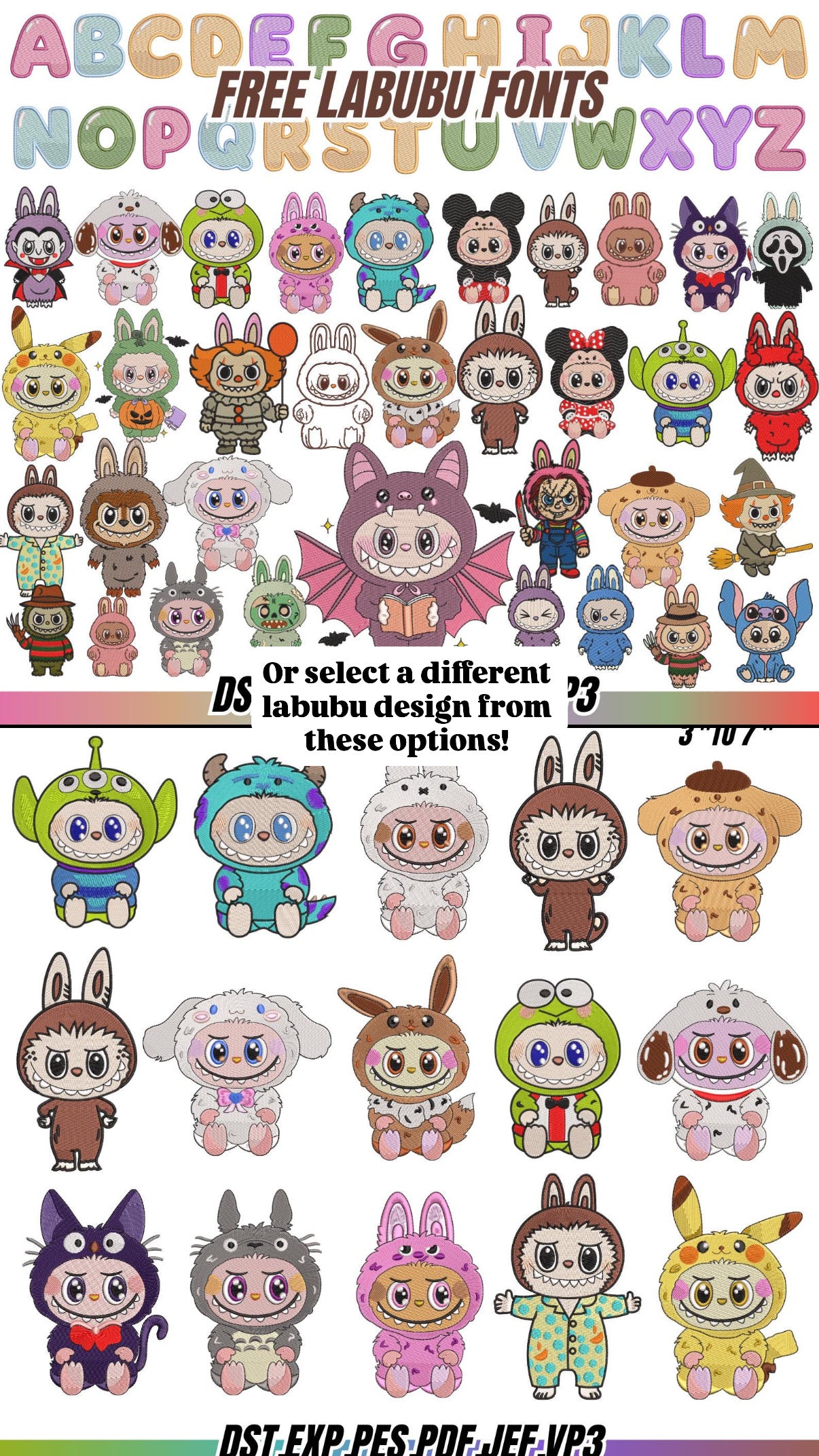 Halloween Kids Labubu