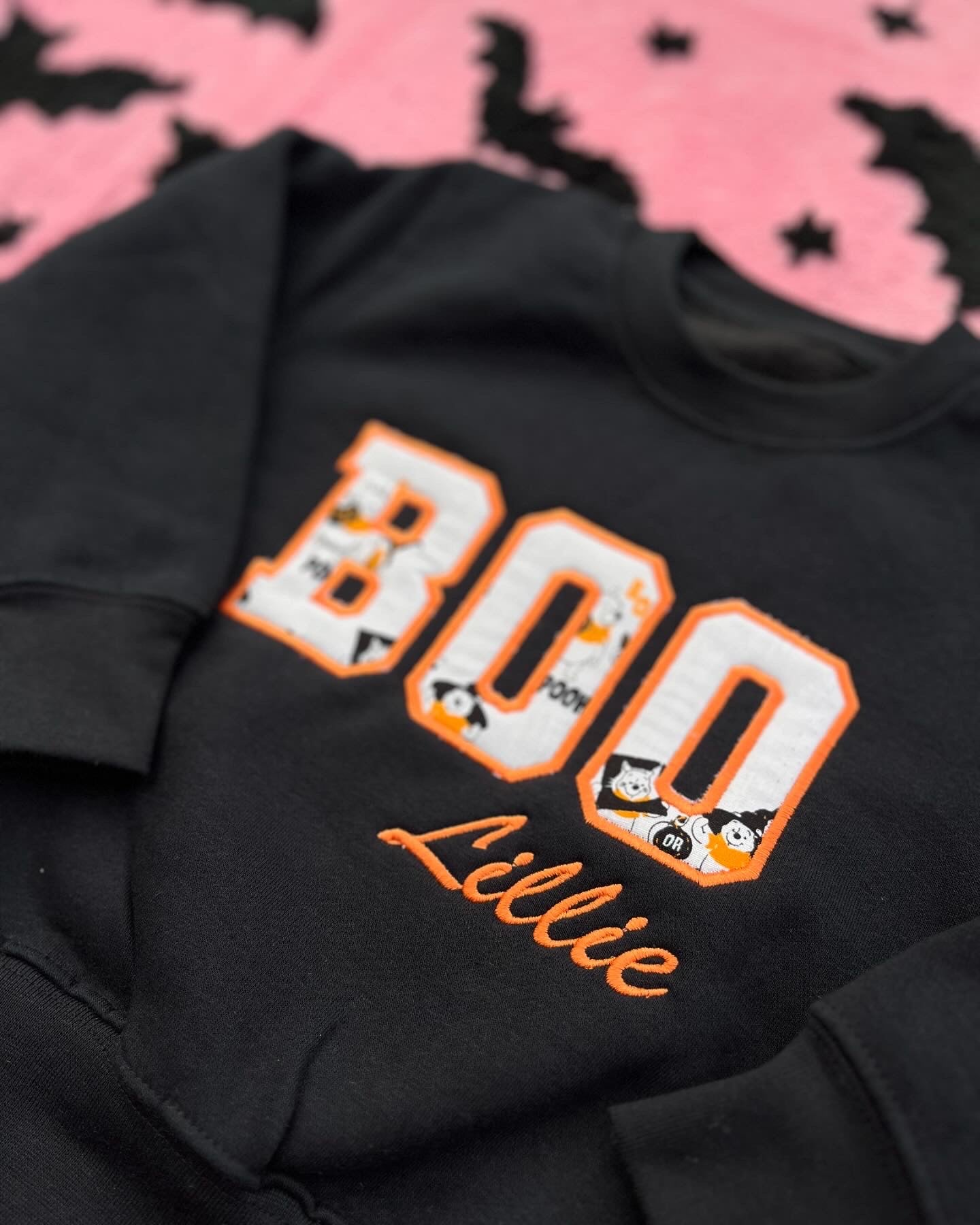 Halloween Boo Appliqué