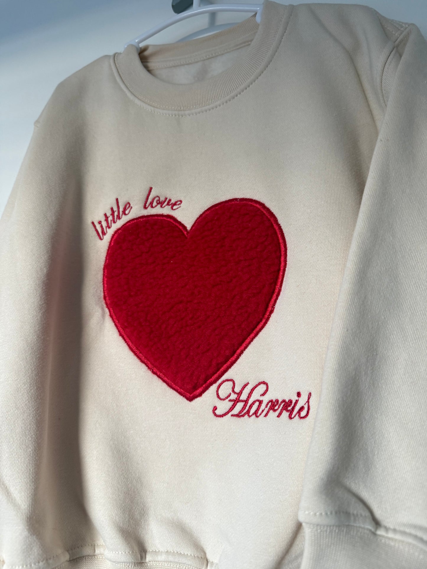 Valentines Little Love Heart Appliqué