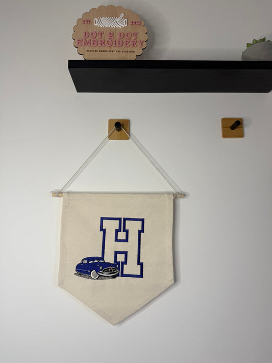 Character Intial Bunting
