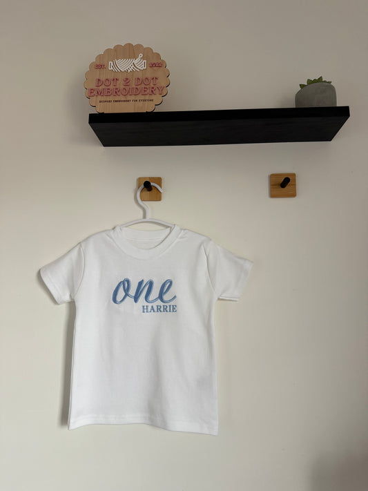 ‘One’ first birthday design