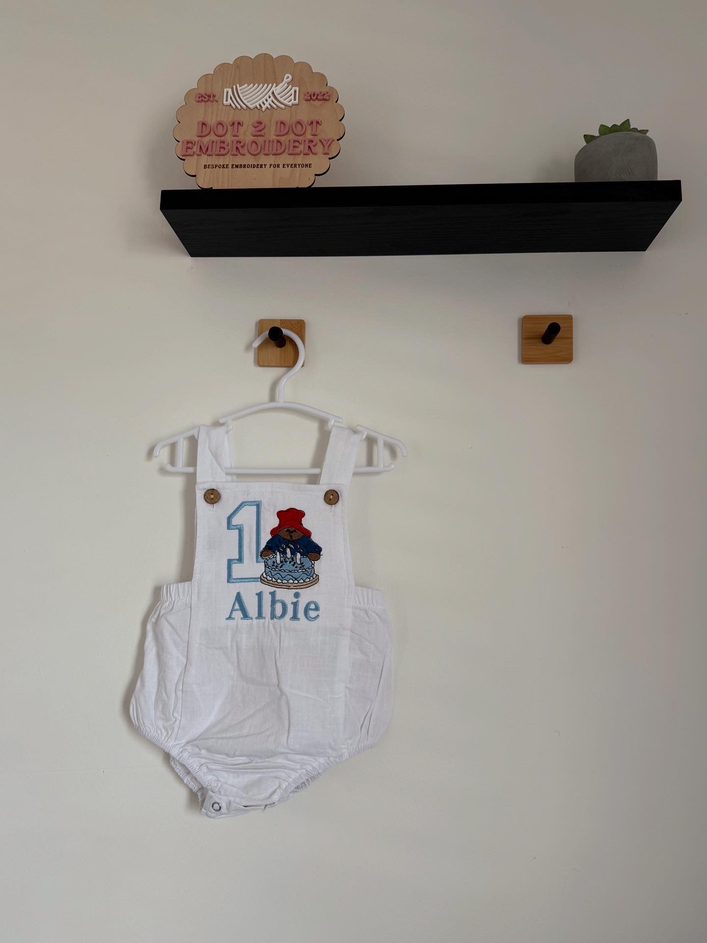 Dungaree Birthday Charater Romper