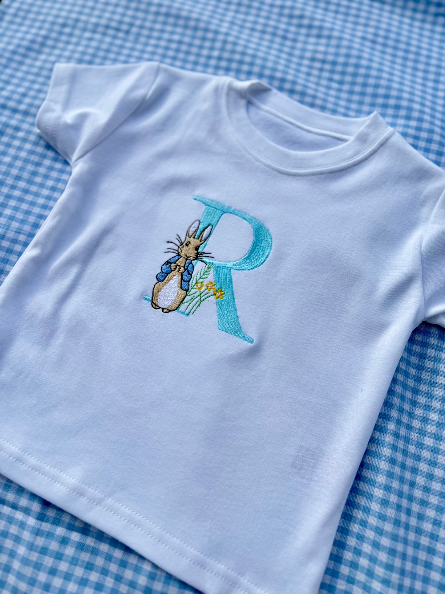 Easter Boy Rabbit Initial