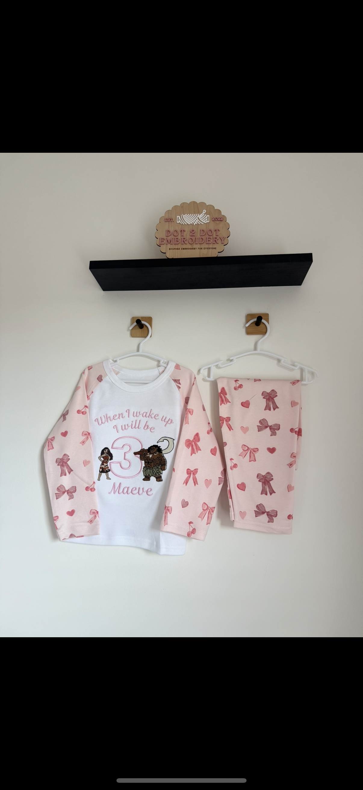 Double / Large Character Theme Birthday Eve Pyjamas