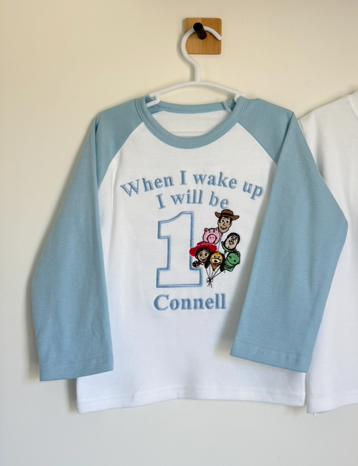 Single Character Theme Birthday Eve Pyjamas