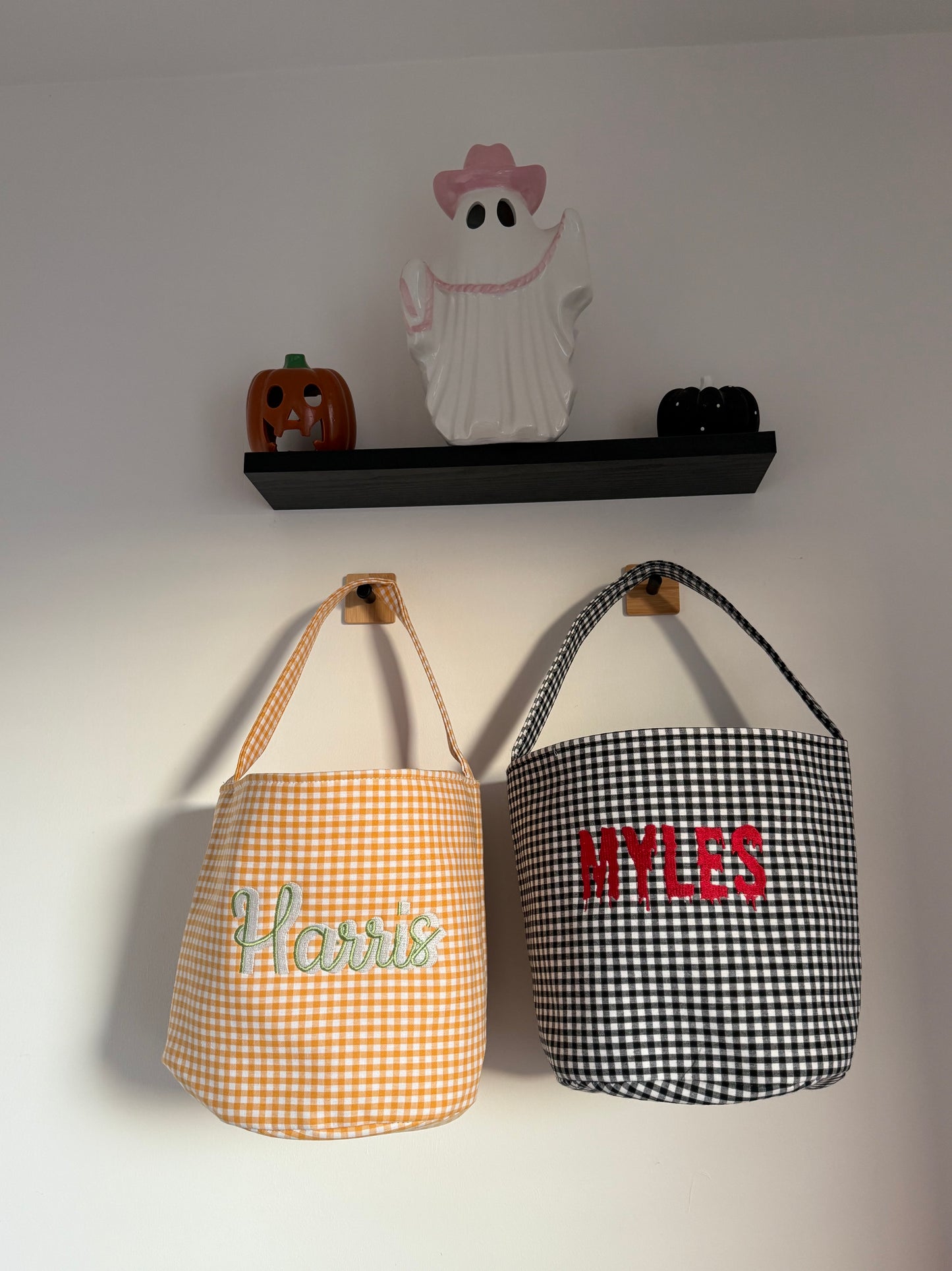 Halloween Trick or Treat basket with Name