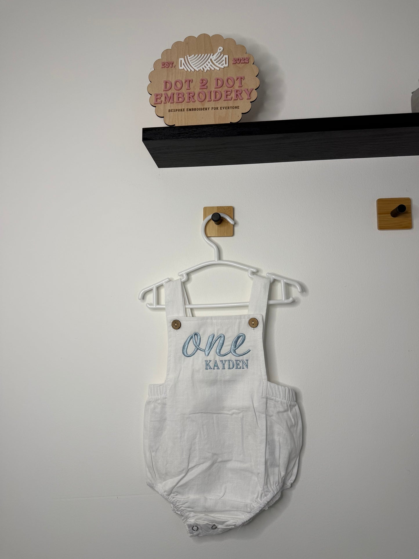 Dungaree Birthday Romper