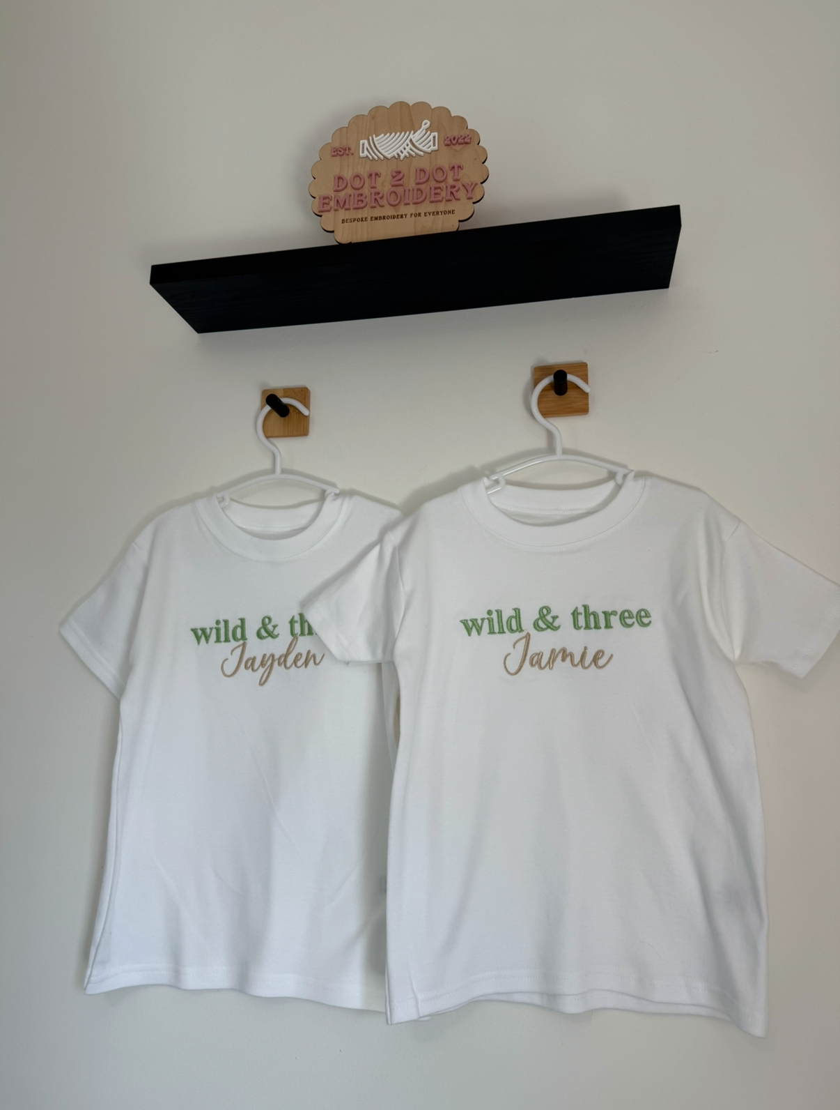 Custom Small Design Birthday Tshirt (wording and small details only)