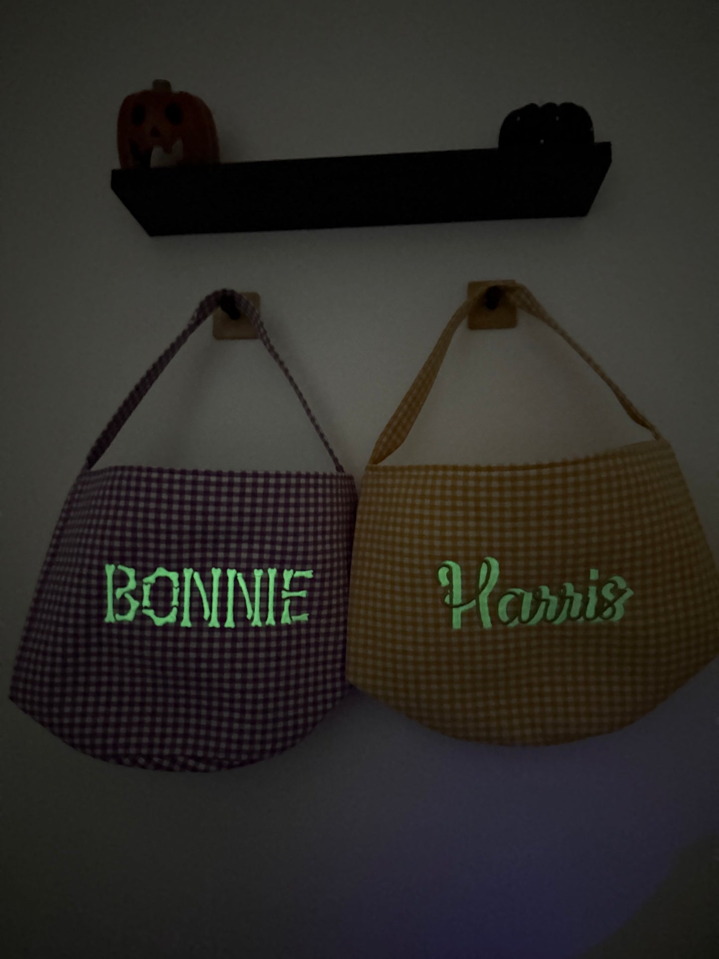 Halloween Trick or Treat basket with Name