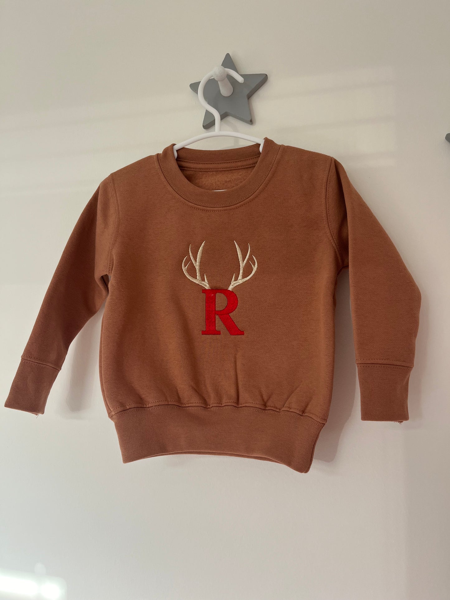 Christmas Large Antler Initial