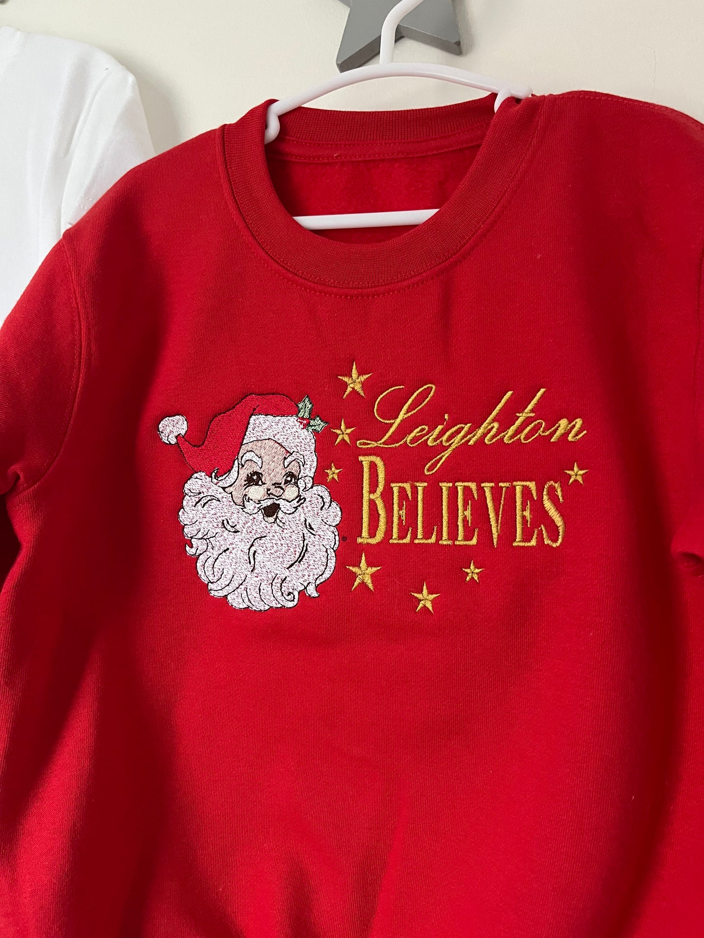 Christmas Vintage Santa Believes