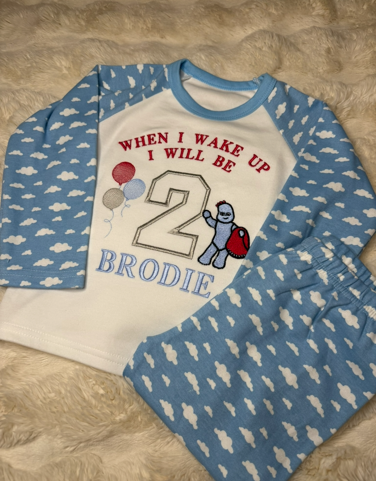 Single Character Theme Birthday Eve Pyjamas