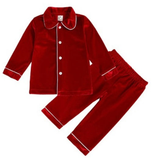 Christmas Velour No Frills Pyjamas