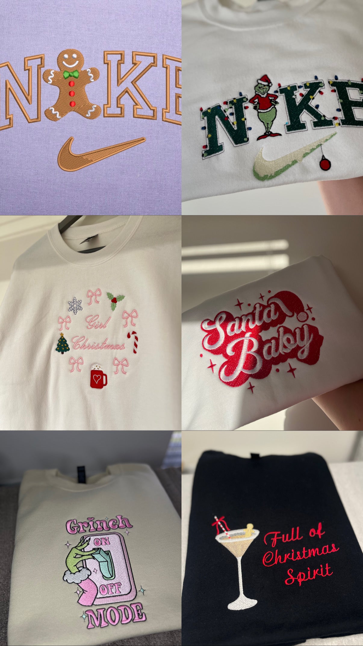 Christmas Adult Sweatshirt CUSTOM ORDER - discuss design before purchasing please!