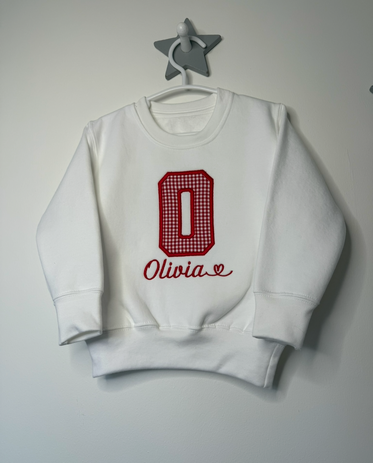 Valentines Appliqué Initial