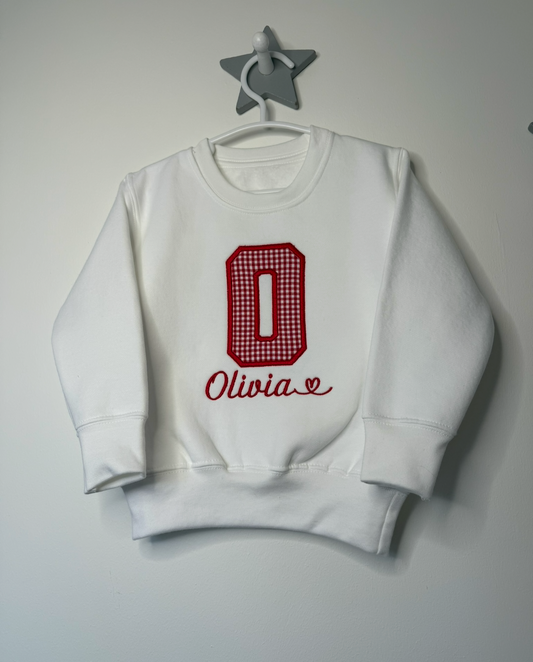 Valentines Appliqué Initial