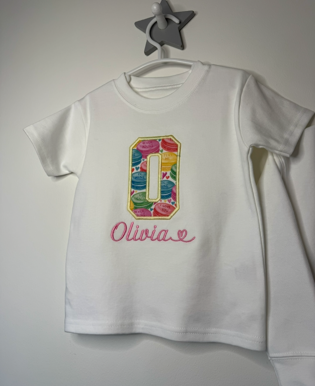 Valentines Appliqué Initial