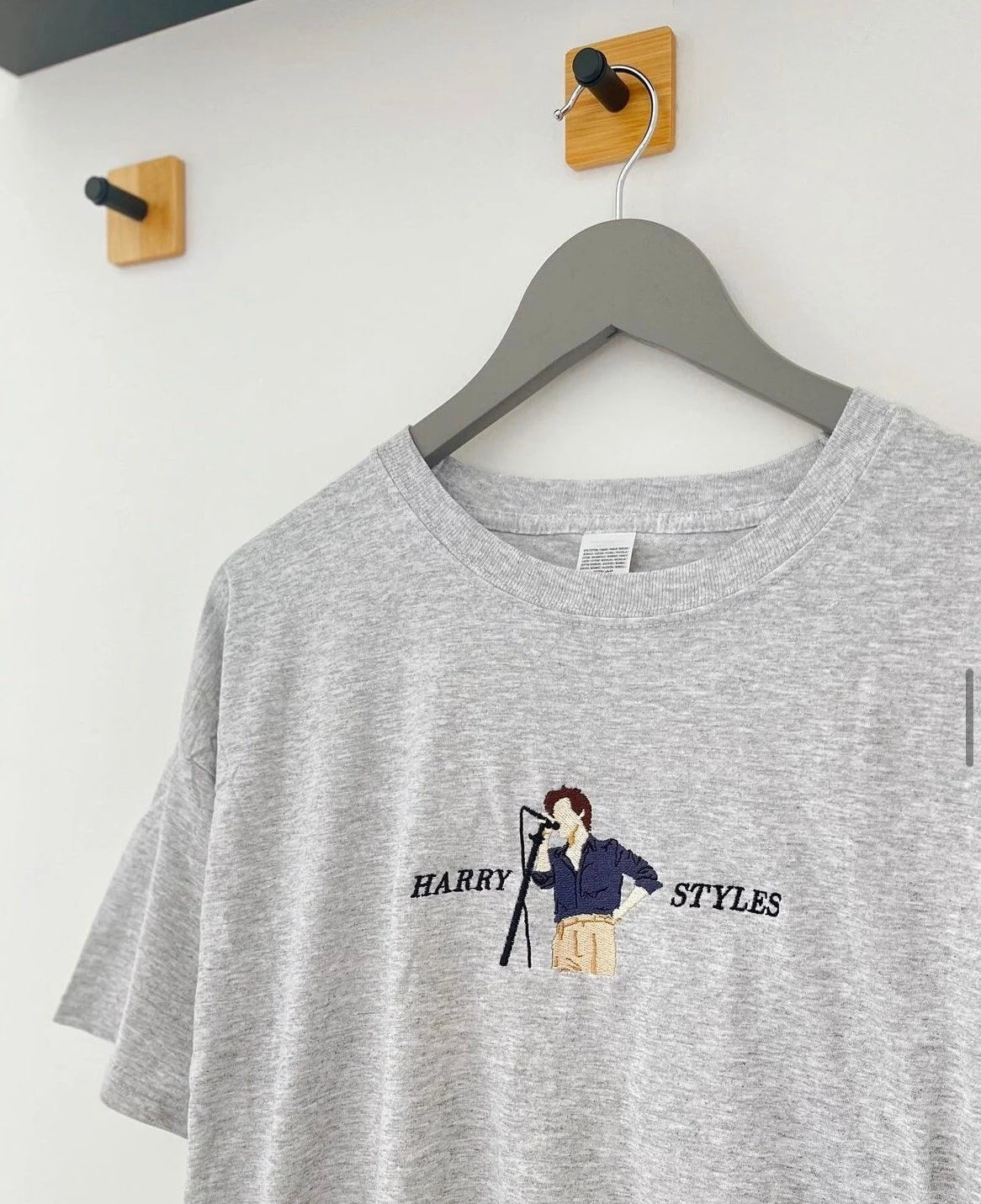 Embroidered Harry Styles T-Shirt
